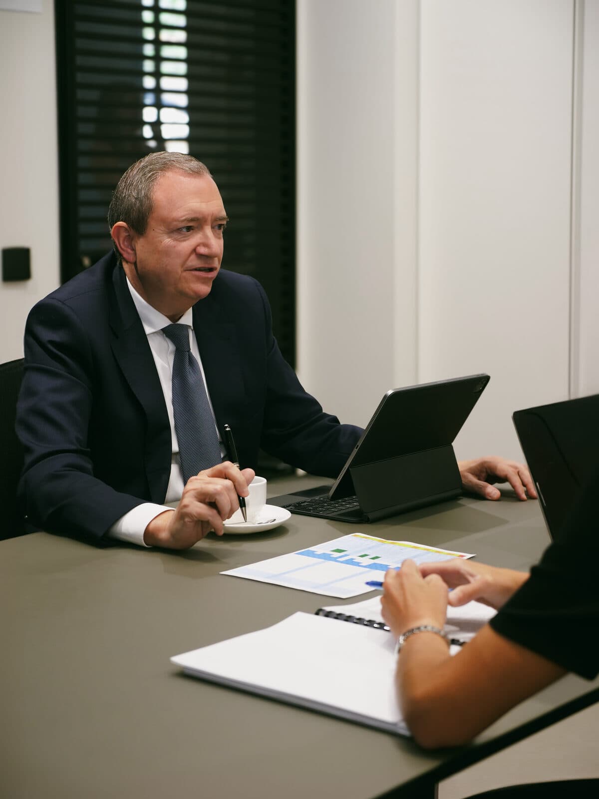 Reunió de feina al despatx